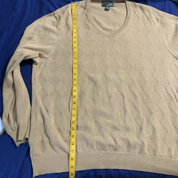 Lyle & Scott Scotland Mens Sweater Jumper XL Combed Cotton Rib Scottish Argyle - Picture 8 of 8